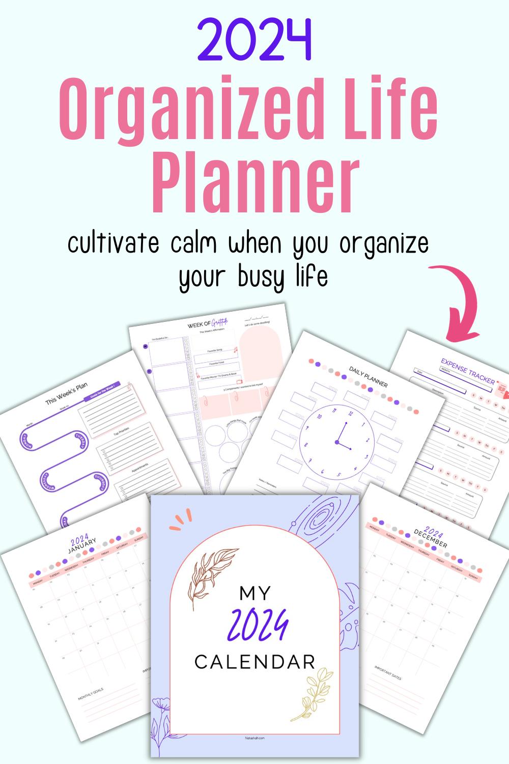2024 Organized Life Calendar & Planer Bundle Exclusive Discount – The  Artisan Life