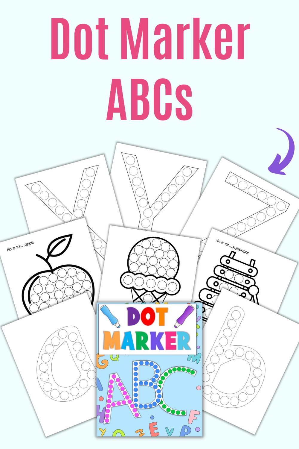Dot Marker Alphabet Coloring Book – The Artisan Life