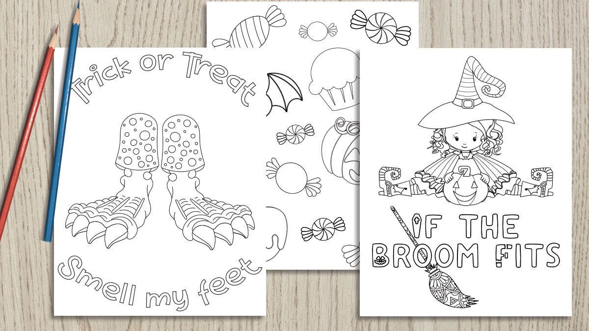 Printable Halloween Coloring Pages - 30 Halloween coloring sheets for kids & adults