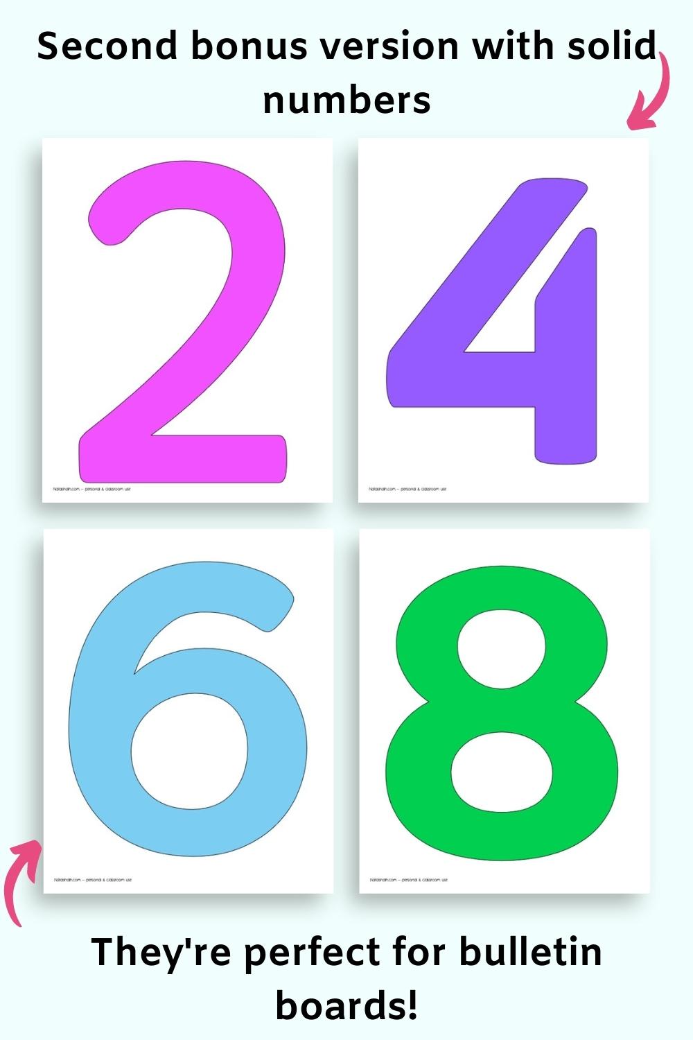 Bright Rainbow Skip Counting/Multiplication Posters