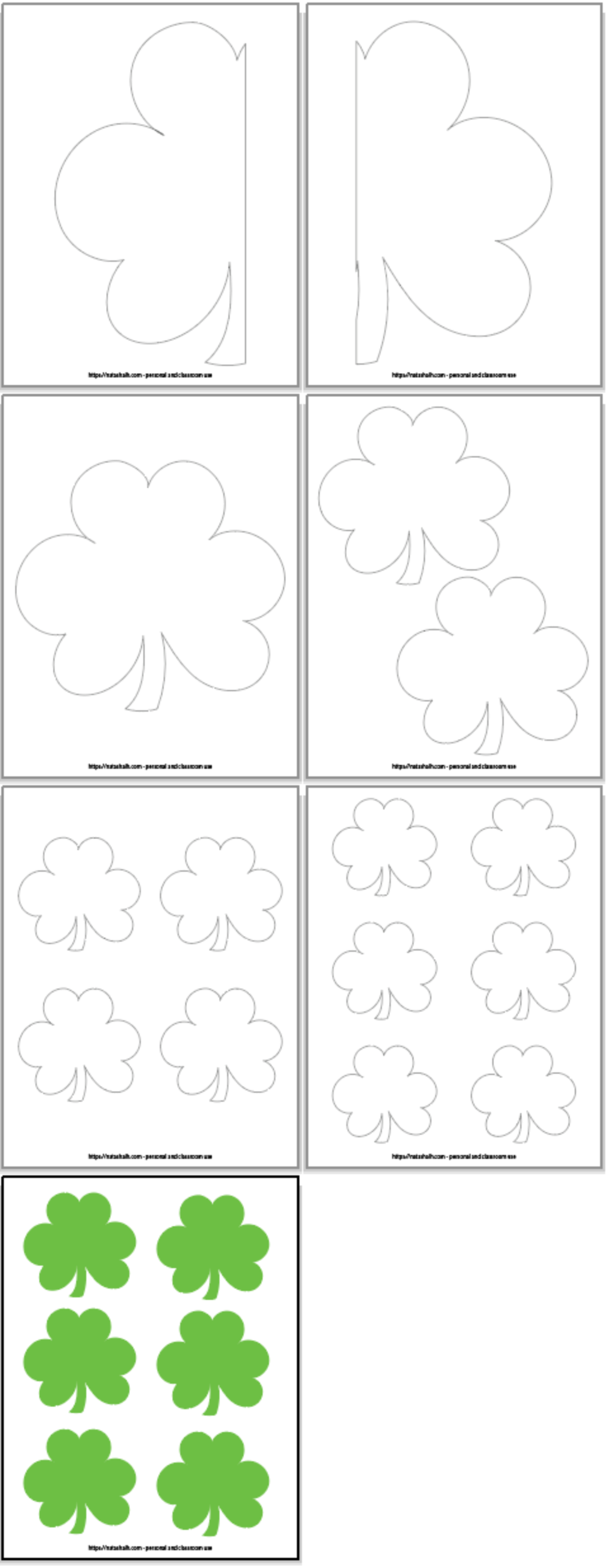 22 Shamrock Templates & Four Leaf Clover Templates