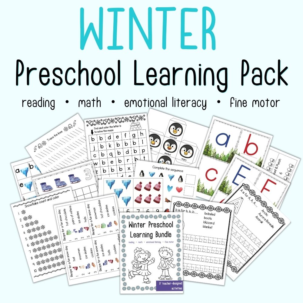 Winter Learning Bundle {Fun and Educational Printables for Kids!} – The Art  Kit