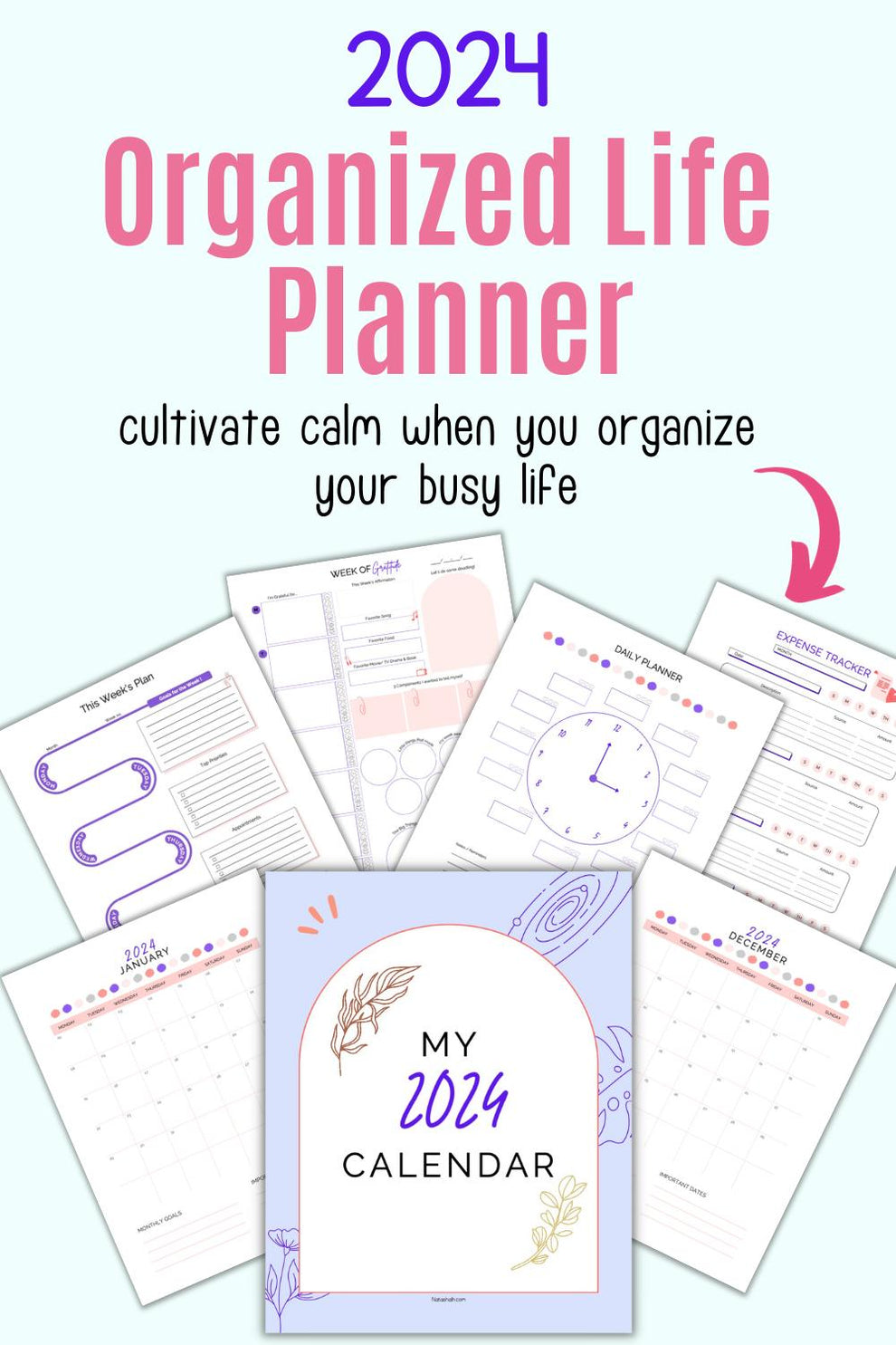 2024 Organized Life Calendar & Planer Bundle Exclusive Discount – The ...