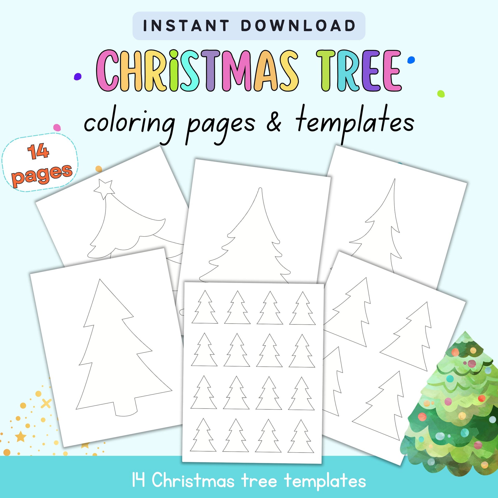 christmas-tree-templates-outlines-the-artisan-life for Christmas Tree Printable Template Free Christmas Tree Templates & Outlines – The Artisan Life for Christmas Tree Printable Template Free