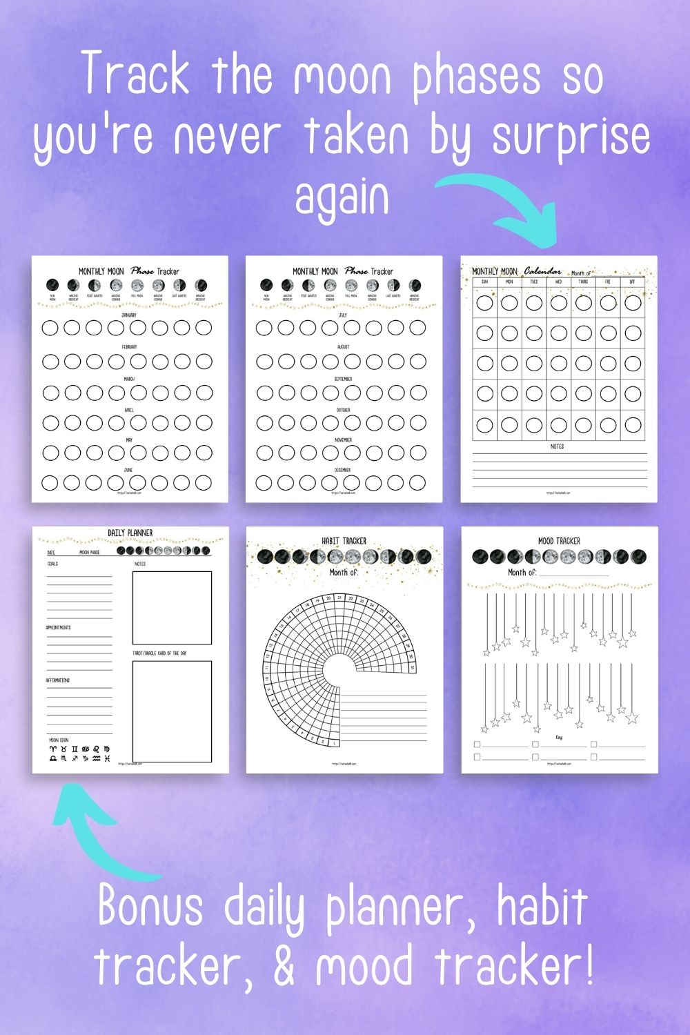 Moon Ritual & Moon Manifestation Planner/Journal