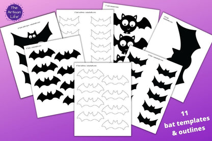 Bat Templates & Outlines