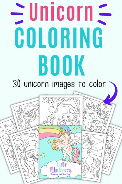 Unicorn Coloring & Activity Book for Kids