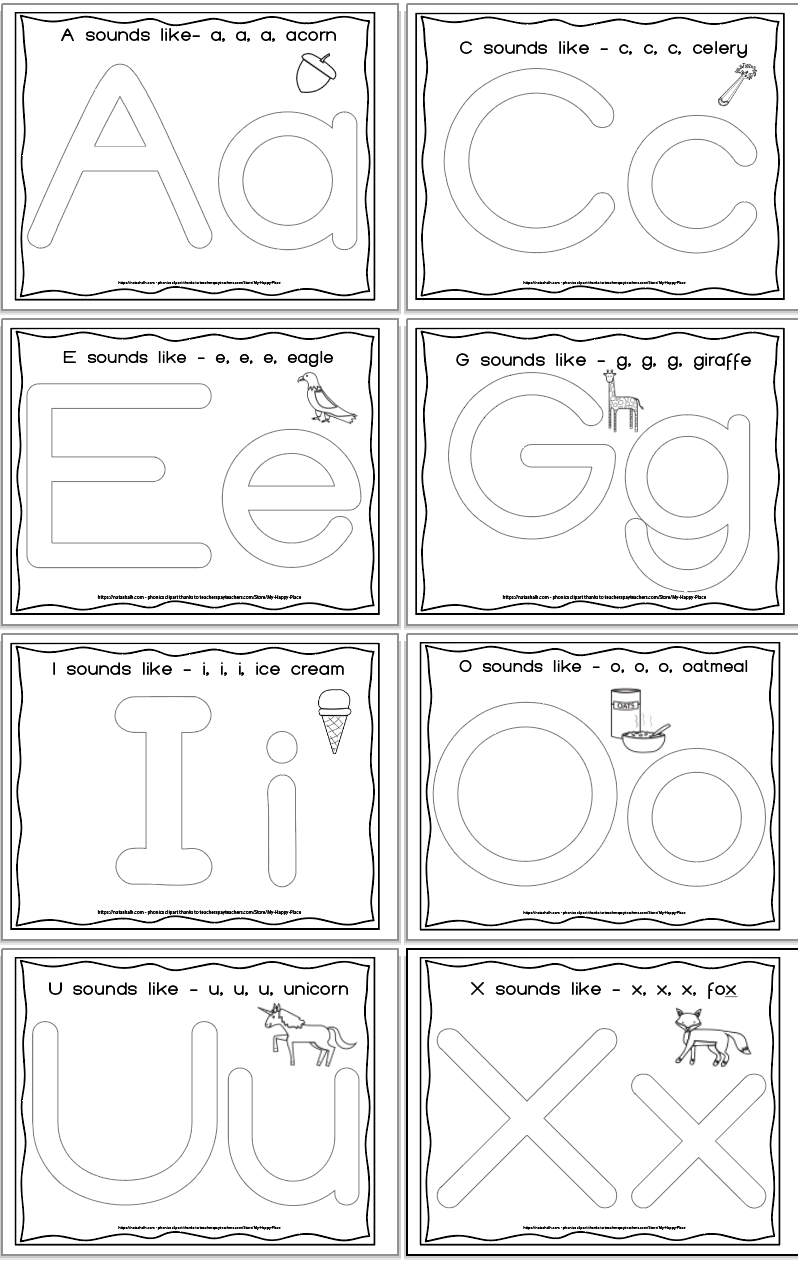 Alphabet Play Dough Mats - Long & Short Vowels