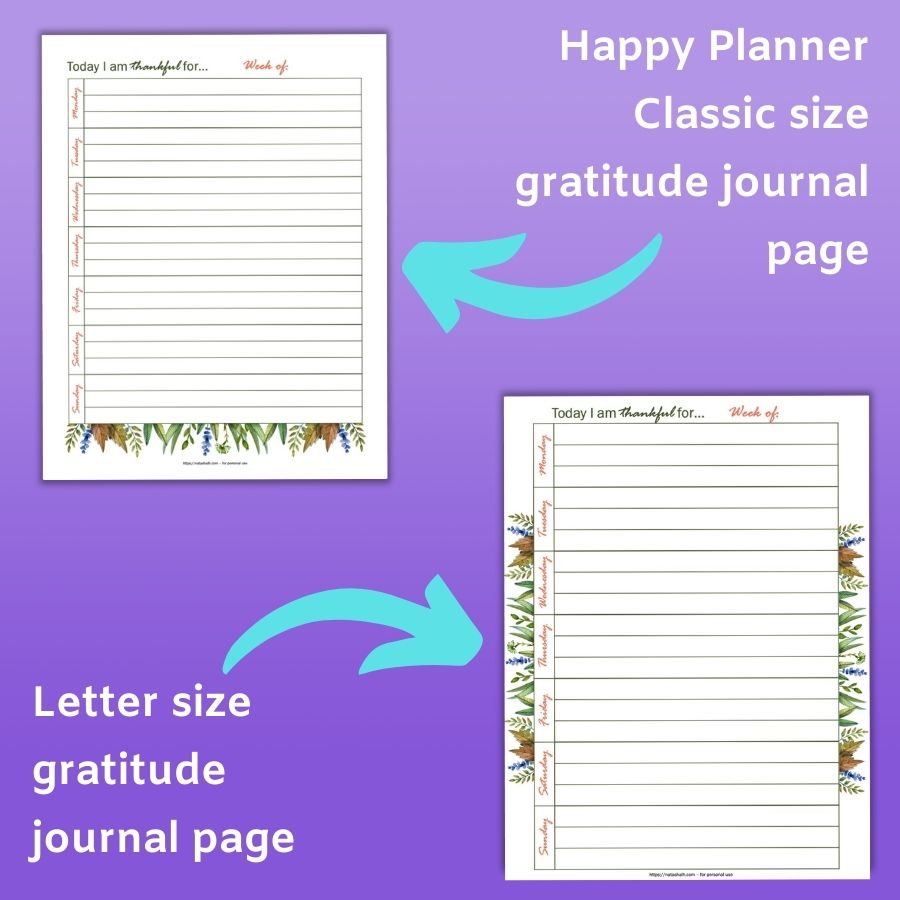 November Planner Printable Kit - Happy Planner Classic & US Letter