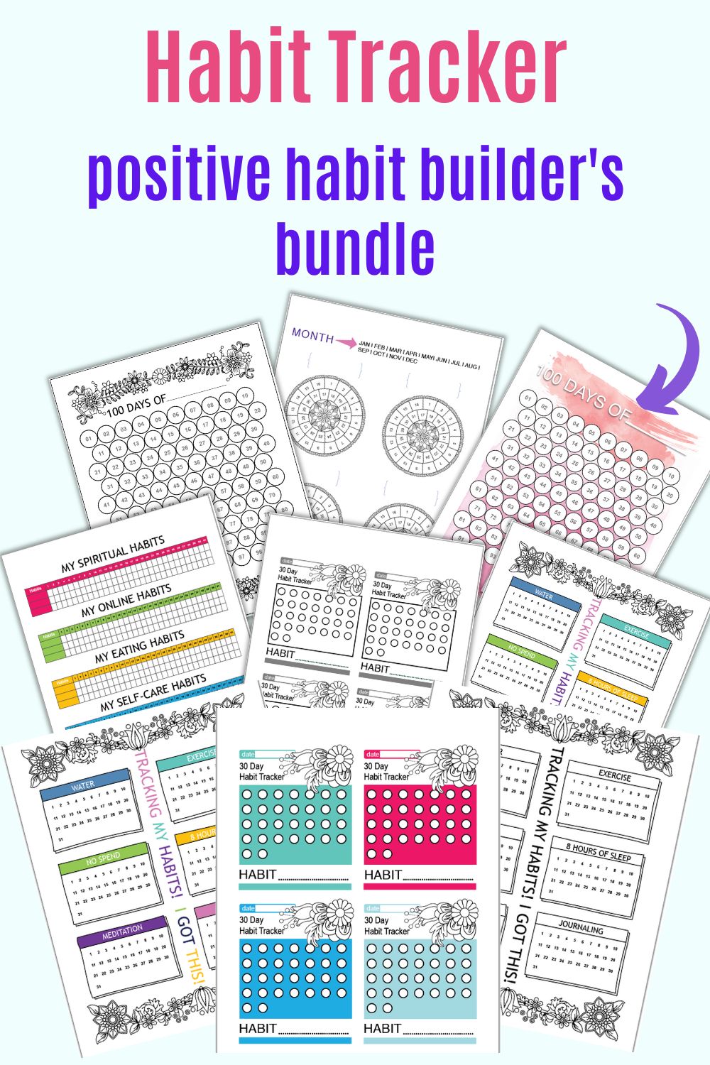 Printable Habit Trackers