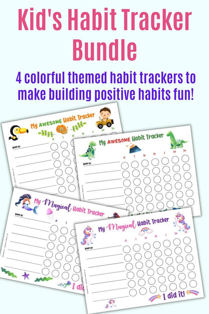 Habit Tracker for Kids - Fun Bundle