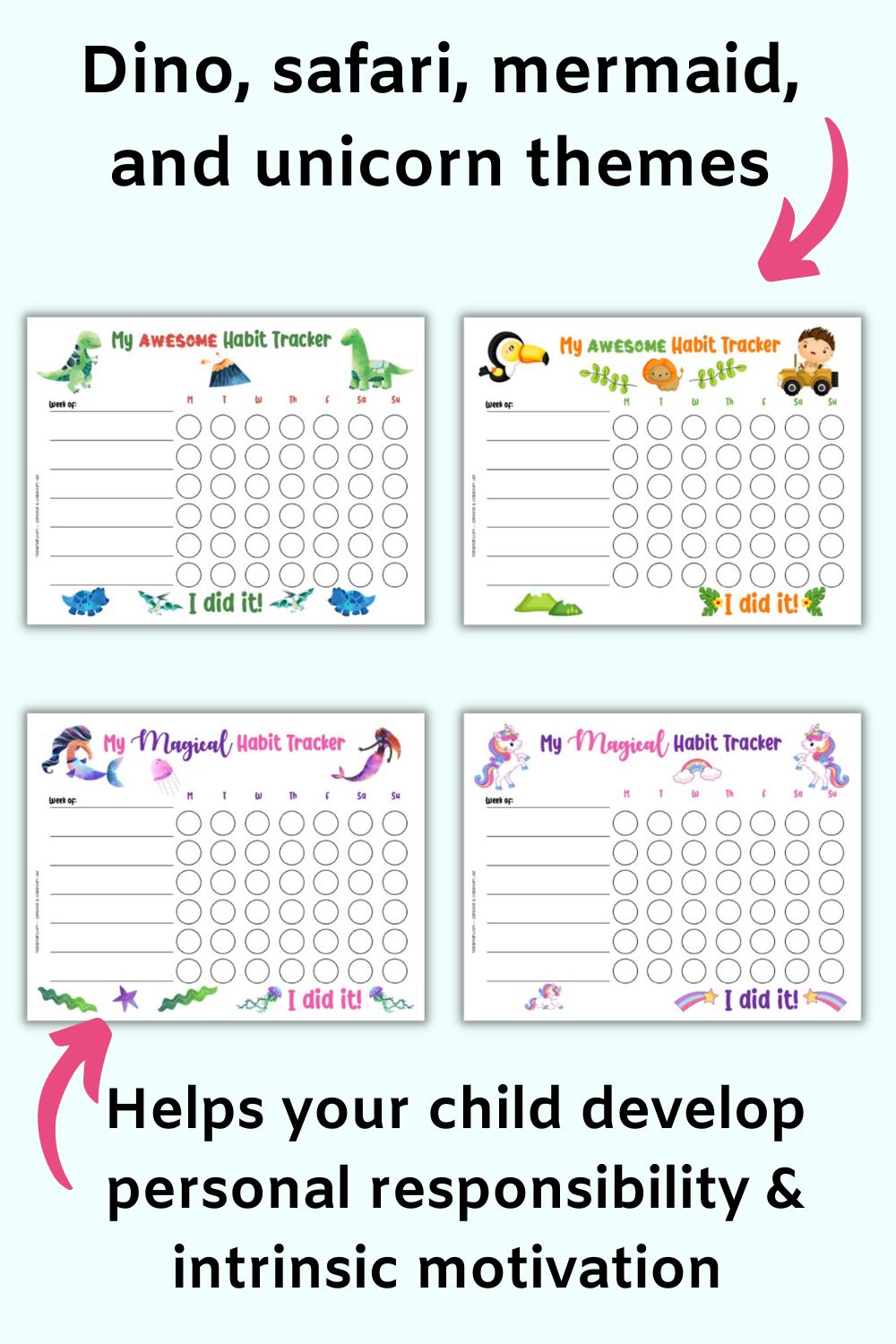 Habit Tracker for Kids - Fun Bundle