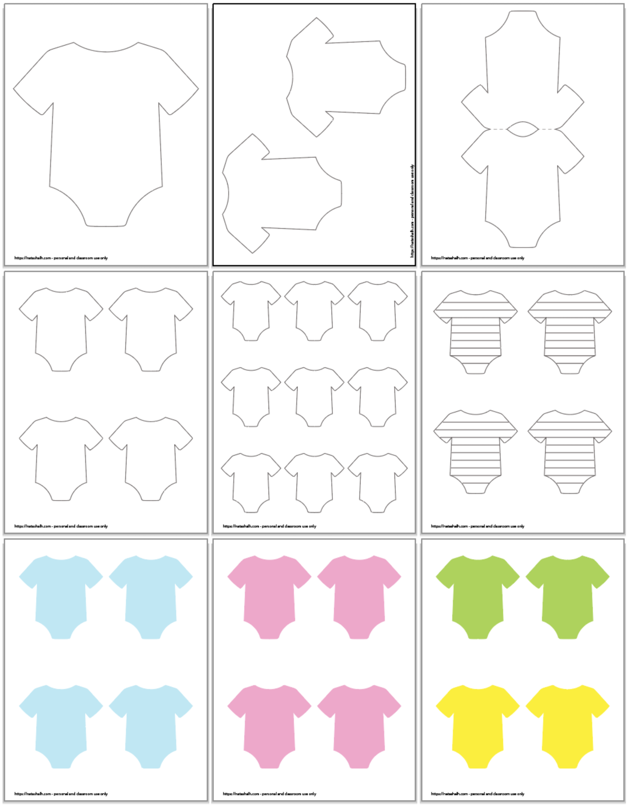 Onesie Outlines & Onesie Templates – The Artisan Life onesie-outlines-onesie-templates-the-artisan-life