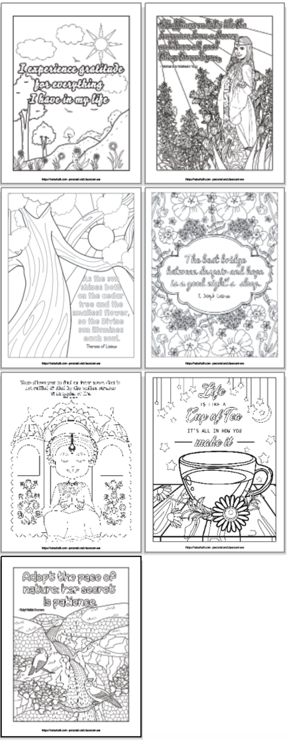 Inspirational Quote Coloring Pages - 29 Inspirational Quotes to Color