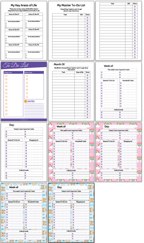 Printable To Do Lists - Monthly, Weekly, and & Daily To-Do Lists – The ...