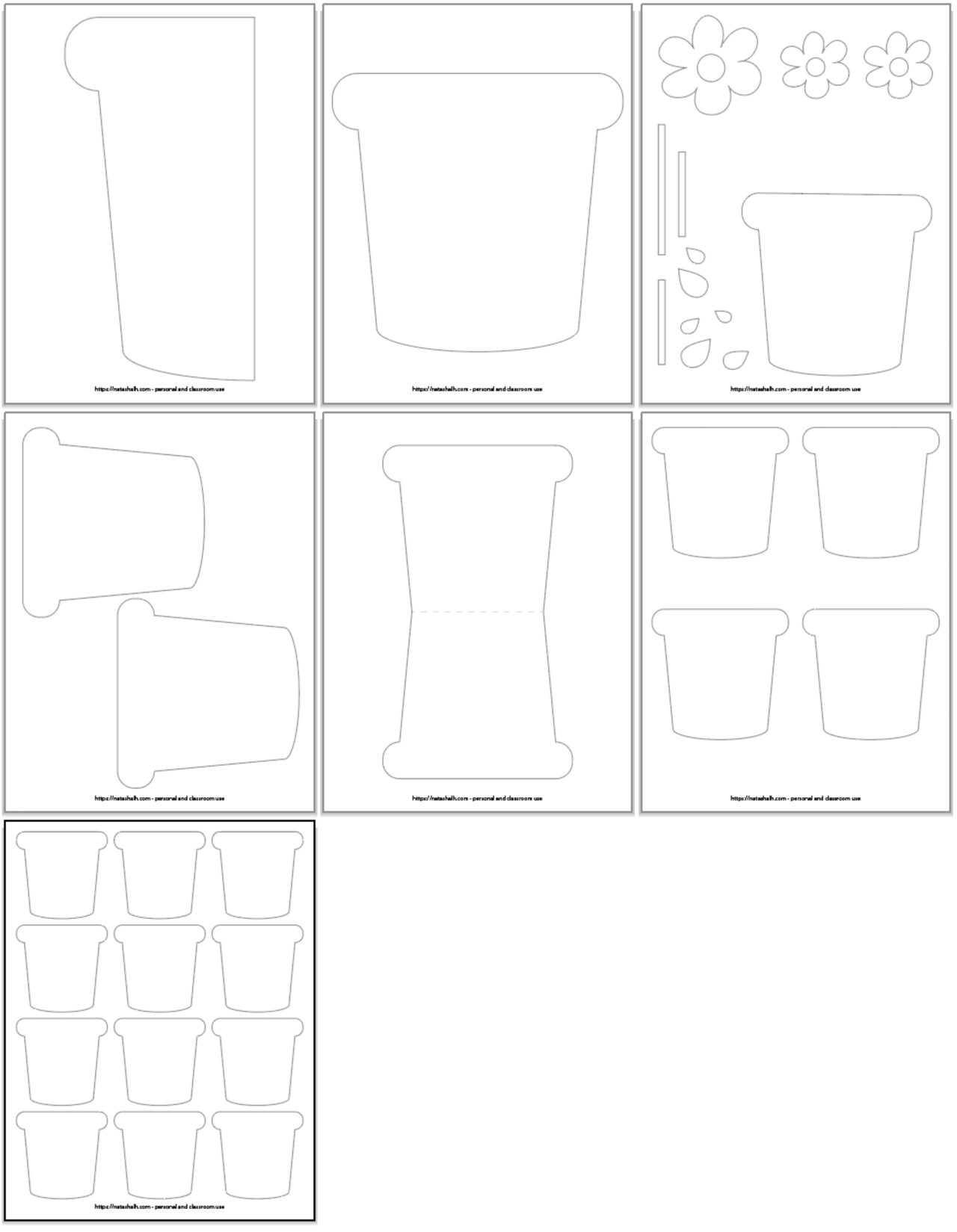 Flower Pot Templates