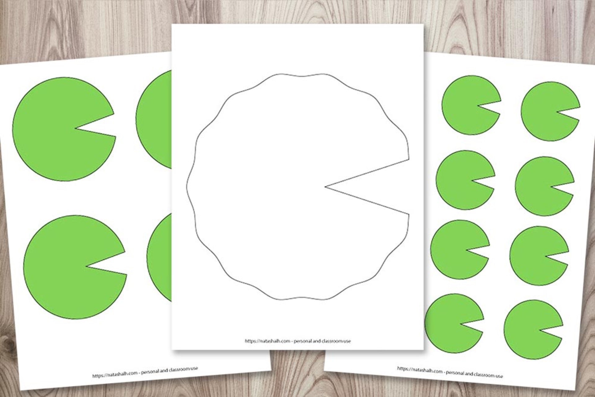 Free Printable Lily Pad Pattern Free Printable Lily Pad Pattern