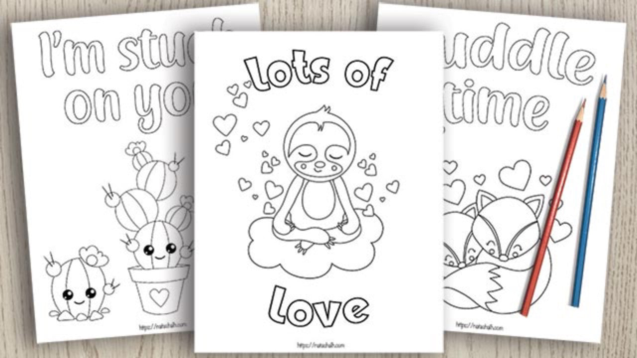 Valentine's Day Coloring Pages for Kids