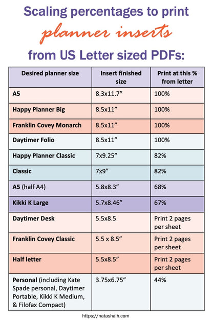 December Planner Printable Kit - Happy Planner Classic & US Letter