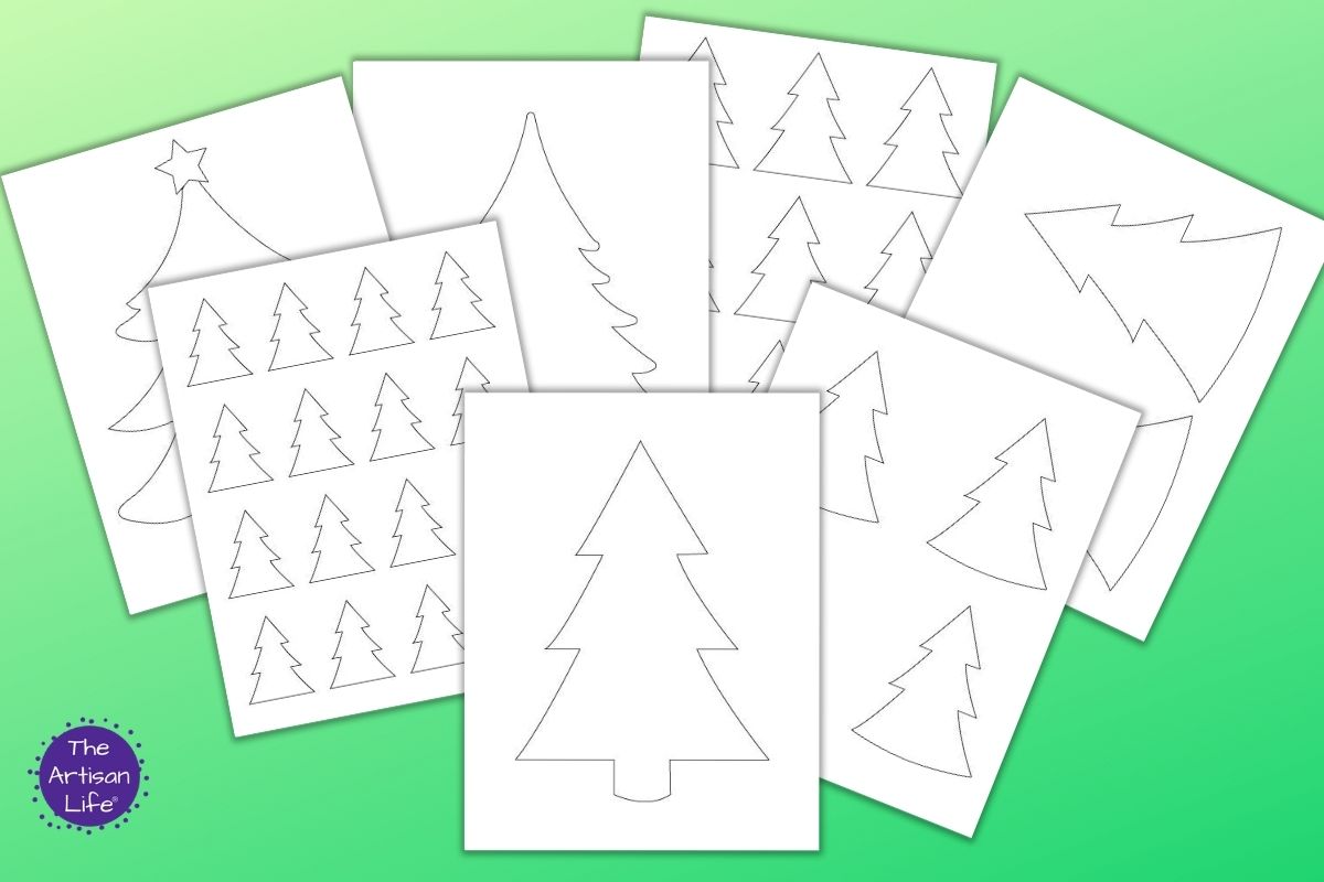 Christmas Tree Templates & Outlines