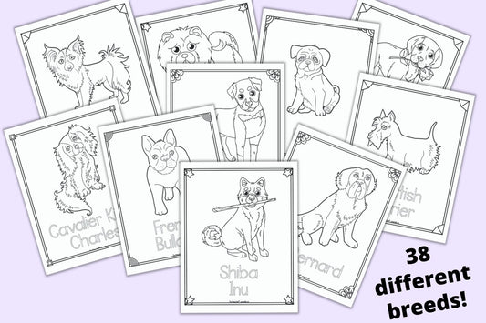 Dog Breed Coloring Pages