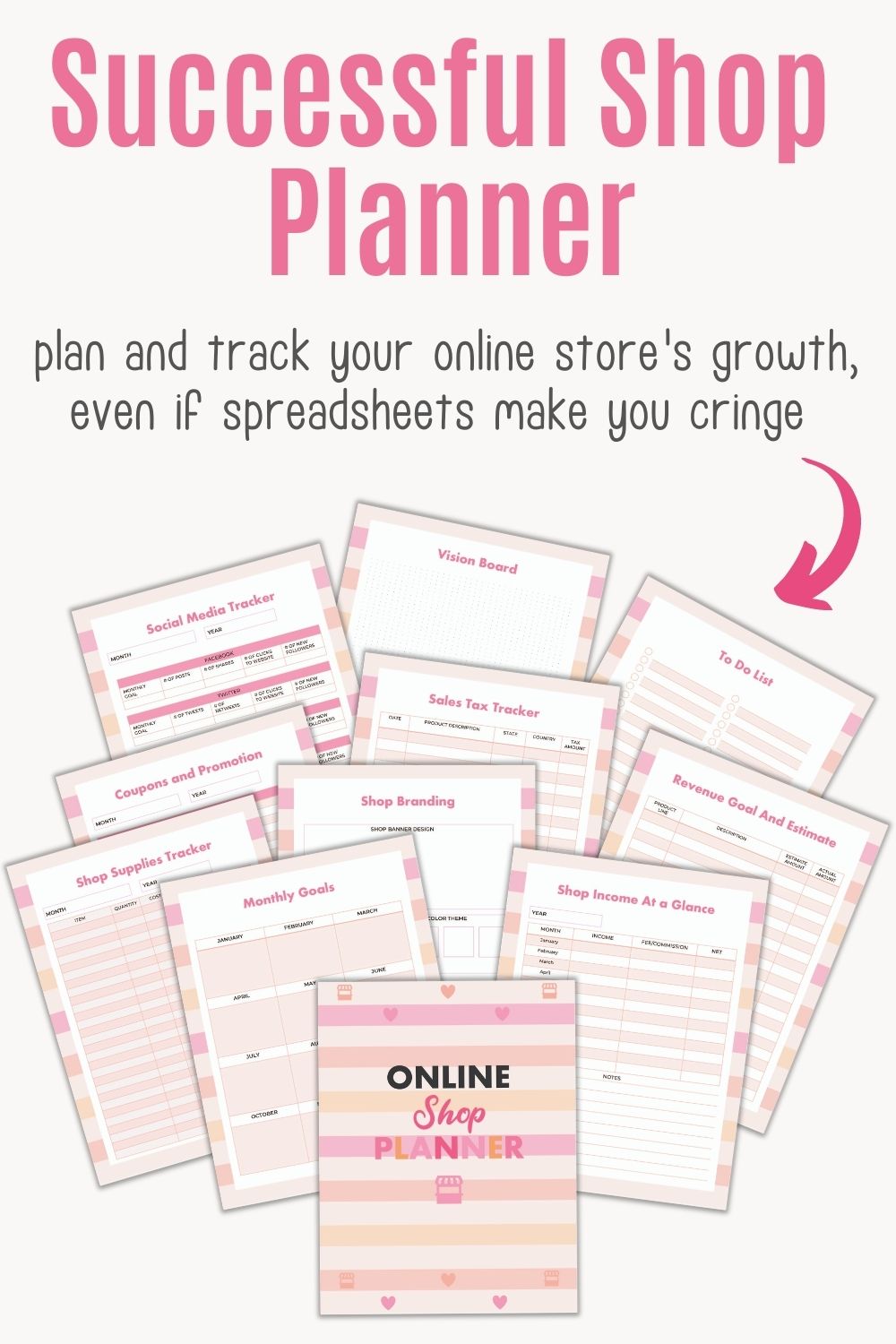 Successful Store Planner - Printable Online Shop Planner – The Artisan Life