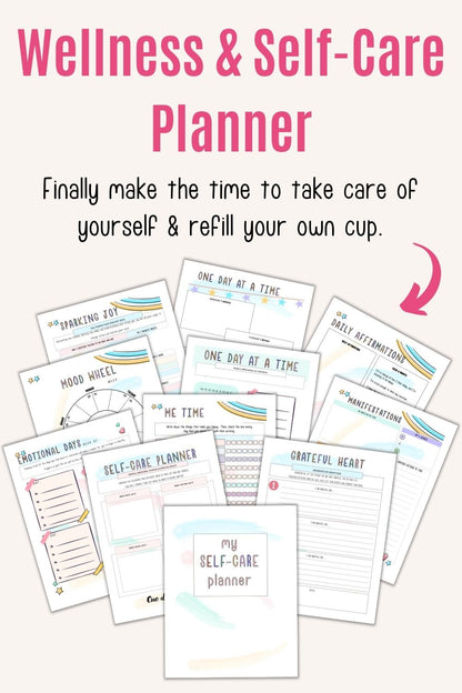 Wellness and Self-Care Planner